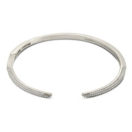 CZ Open Spike Cuff Bracelet
