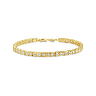 Christina Square CZ Tennis Bracelet