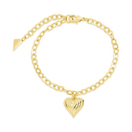 Beating Heart Charm Bracelet
