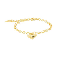 Beating Heart Charm Bracelet