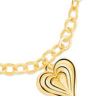 Beating Heart Charm Bracelet