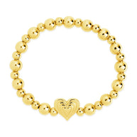 Beating Heart Beaded Bracelet
