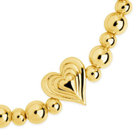 Beating Heart Beaded Bracelet