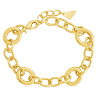 Carter Round Statement Link Bracelet