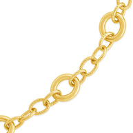 Carter Round Statement Link Bracelet