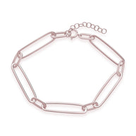 Sterling Silver Polished Large Link Bracelet