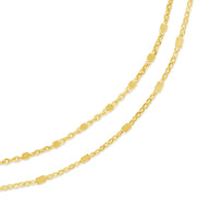 Sterling Silver Chloe Chain Bracelet Set of 2