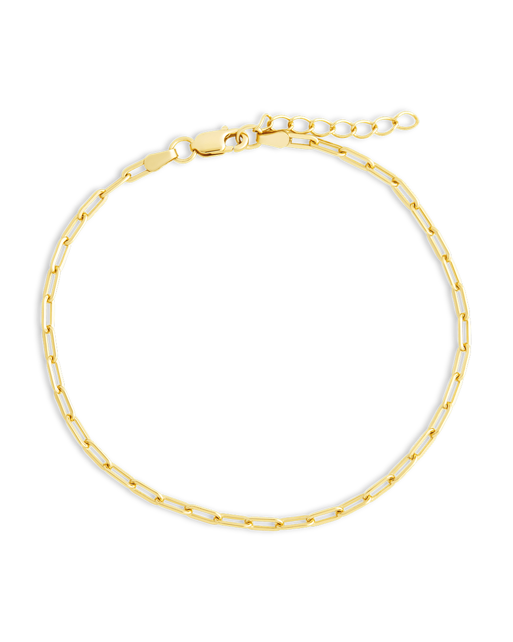 Sterling Silver Paperclip Chain Bracelet