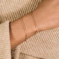 Sterling Silver Paperclip Chain Bracelet