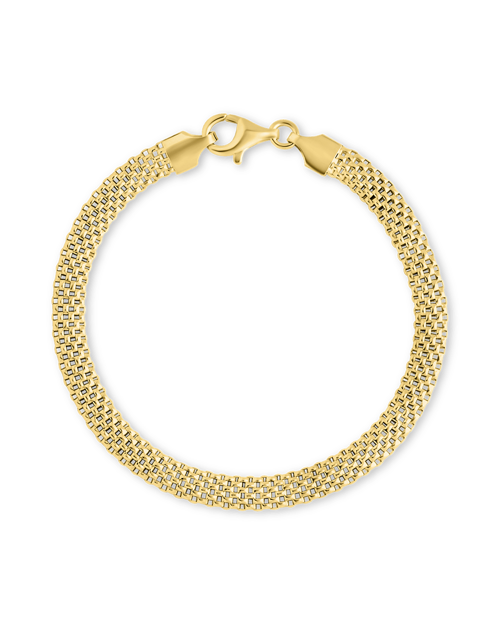 Sterling Silver Mesh Chain Bracelet