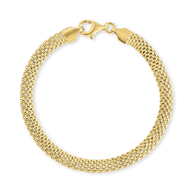 Sterling Silver Mesh Chain Bracelet