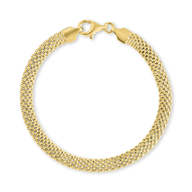 Sterling Silver Mesh Chain Bracelet