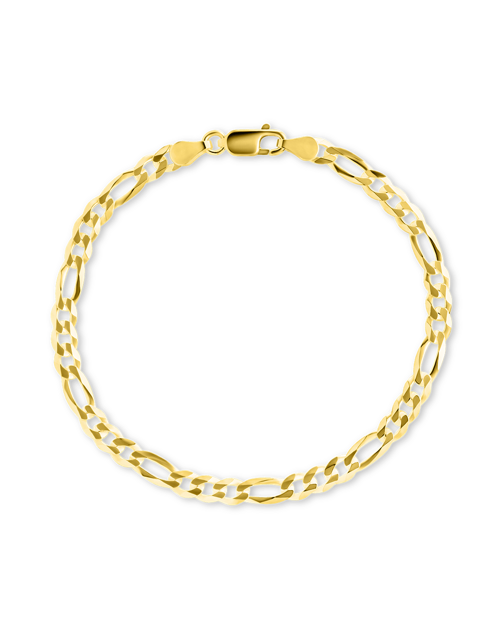 Dainty Sterling Silver Figarro Chain Bracelet