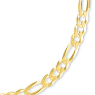 Dainty Sterling Silver Figarro Chain Bracelet