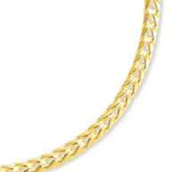 Sterling Silver Kira Wheat Chain Bracelet