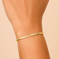 Sterling Silver Kira Wheat Chain Bracelet