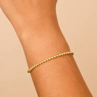 Sterling Silver Krista Beaded Chain Bracelet