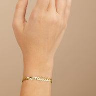 Sterling Silver Malena Cuban Link Chain Bracelet