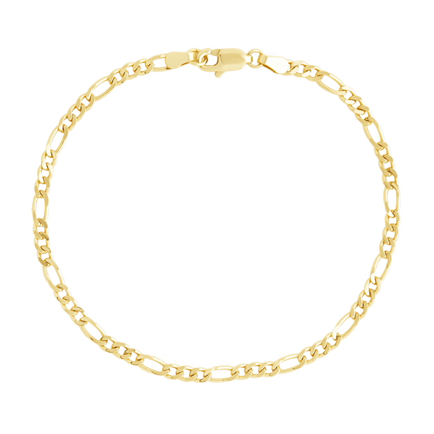 Sterling Silver Anne Dainty Figaro Chain Bracelet