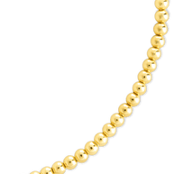 Sterling Silver Basia Dainty Beaded Chain Bracelet
