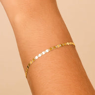 Sterling Silver Estela Confetti Chain Bracelet