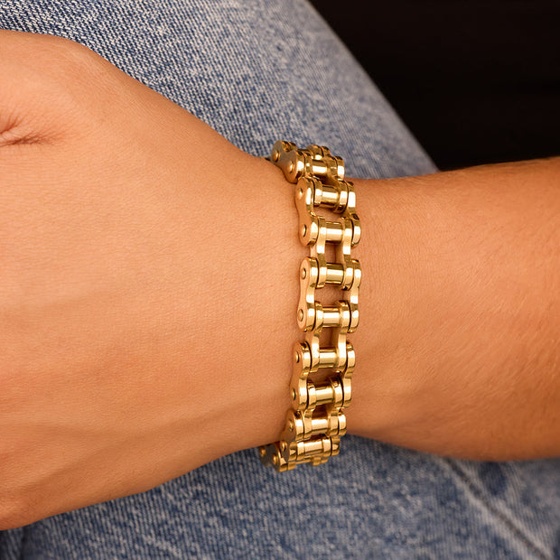 Bolt Watch Band Chain Bracelet