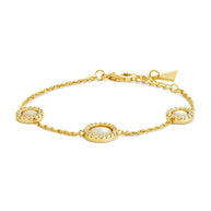 Oasis Opal & CZ Stationed Bracelet