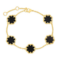 Rose Petal Station Bracelet