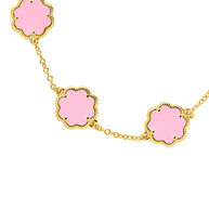 Rose Petal Station Bracelet