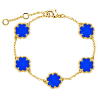 Rose Petal Station Bracelet