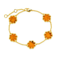 Rose Petal Station Bracelet