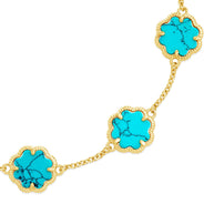 Rose Petal Station Bracelet