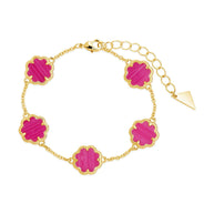 Rose Petal Station Bracelet