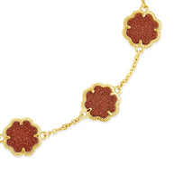 Rose Petal Station Bracelet