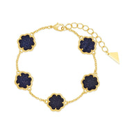 Rose Petal Station Bracelet