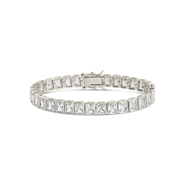 Roxie Bezel CZ Tennis Bracelet