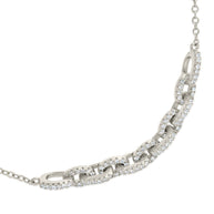 Harley CZ Interlocking Chain Bracelet