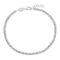 Christina Square CZ Tennis Bracelet