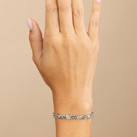 Cassie CZ Bezel Tennis Bracelet