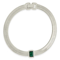 Calder Station CZ Herringbone Bracelet