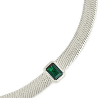 Calder Station CZ Herringbone Bracelet