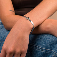 Calder Station CZ Herringbone Bracelet