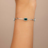 Lennox Station CZ Chain Bracelet Set