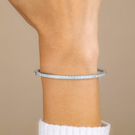 Aster CZ Tennis Bracelet