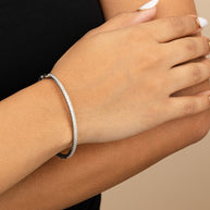 Aster CZ Tennis Bracelet