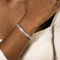 Nessa CZ Bangle Bracelet