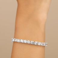 Marisol Round Cut CZ Tennis Bracelet