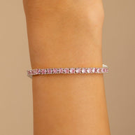 Marisol Round Cut CZ Tennis Bracelet