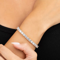 Marisol Round Cut CZ Tennis Bracelet