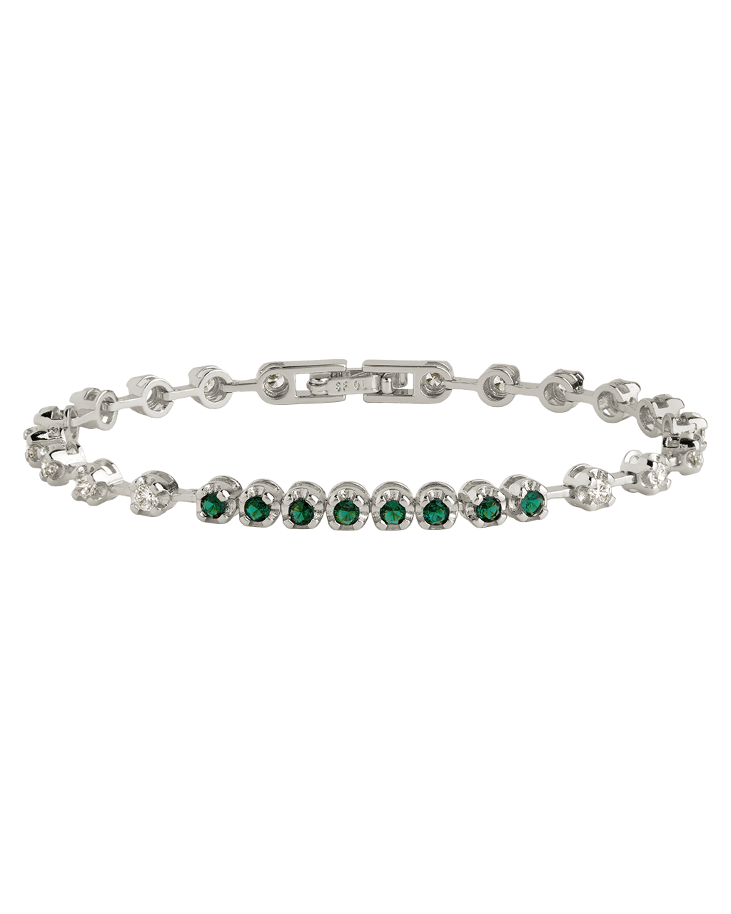 Liesbeth Emerald Accent Tennis Bracelet